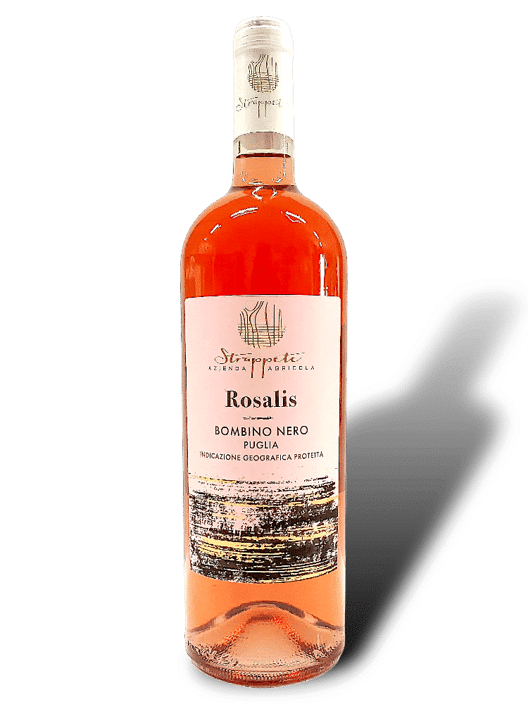 Strappete Rosalis Bombino Nero IGT Rosé 2024 – droge rosé uit Puglia