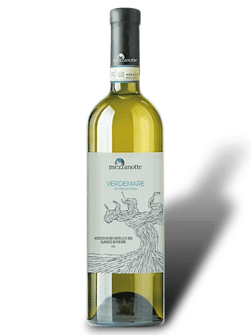 Mezzanotte Verdemare Verdicchio dei Castelli di Jesi Superiore DOC BIO 2023 – biologische witte wijn uit Marche