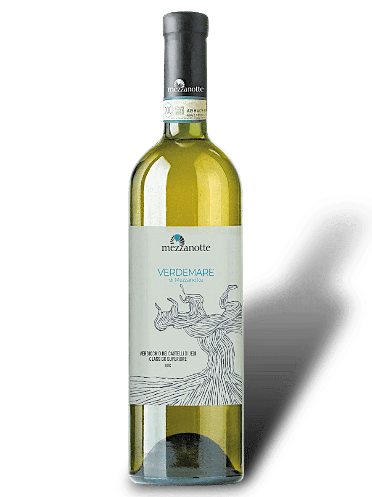 Mezzanotte Verdemare Verdicchio dei Castelli di Jesi Superiore DOC BIO 2023 – biologische witte wijn uit Marche
