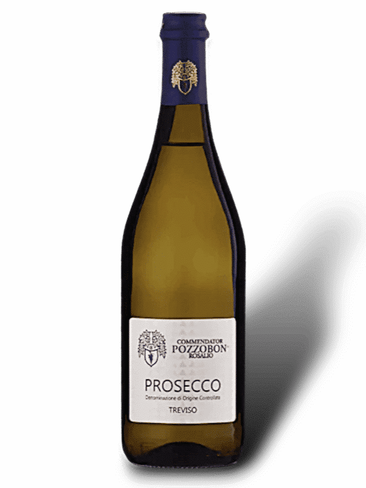 Pozzobon Prosecco Frizzante DOC Glera - sparkling wine from Volpago del Montello, Veneto